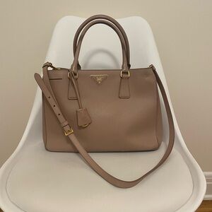 COPY - Prada Saffiano Lux Tote in Cammeo.